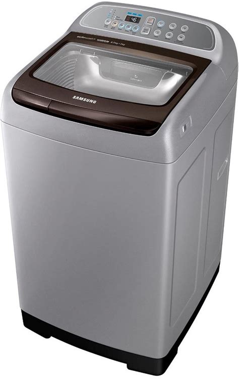 Samsung top load washing machine. Specifications. Washing Capacity (kg) 6.5 kg. Drum type Diamond Drum. Motor Digital Inverter. Net Dimension (WxHxD) 610 x 983 x 670 mm. Full Depth Including Protruding Part 670. 