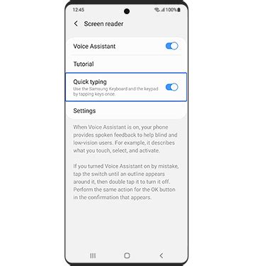 Samsung voice assistant turn off.  Device screenshots and menus may vary depending...
