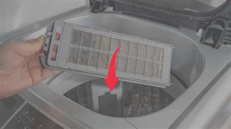 Samsung vrt top load washer filter location. 