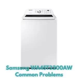 Samsung wa45t3200aw problems. Step-by-step instructions on how to replace the drain pump check valve on a Samsung washing machine. The drain pump check valve shown in this video is Part #... 