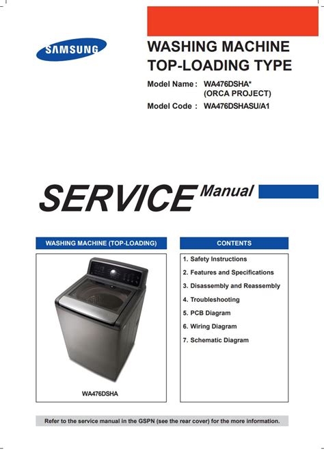 Samsung wa476dshawr dv476ethawr service manual rrepair guide. - Patterson horizontal split case fire pump manual.