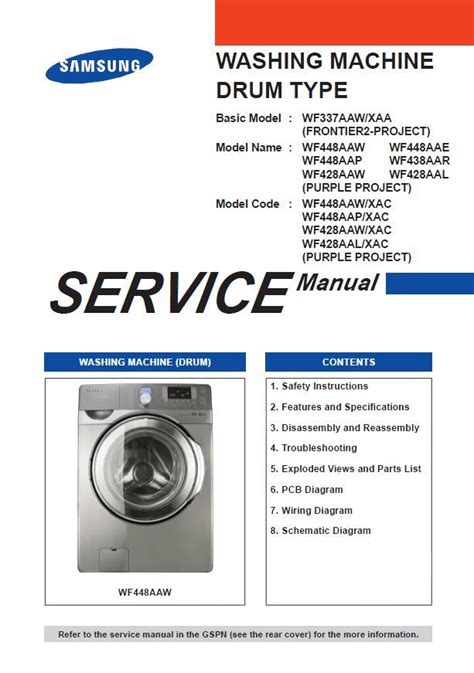 Samsung washing machine wa82vsl user manual. - Denon avr 3300 av receiver service manual.