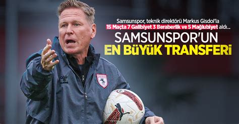 Samsunspor''da Markus Gisdol''den transfer sözleri