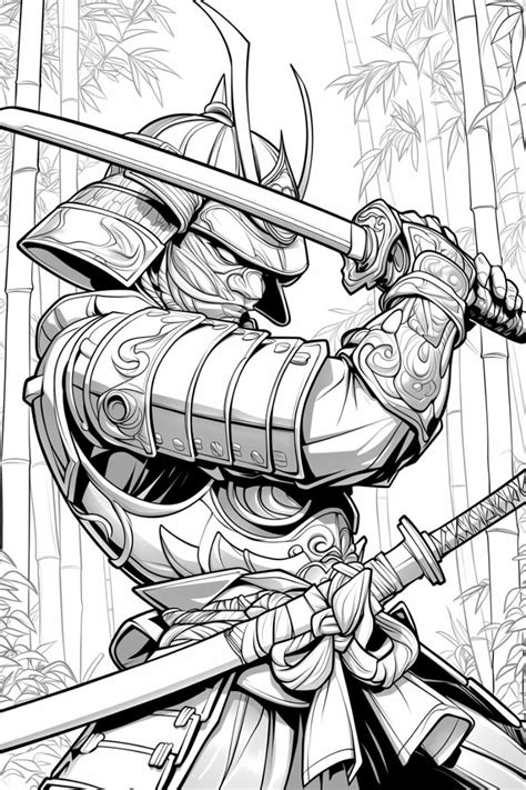 Samurai Coloring Pages