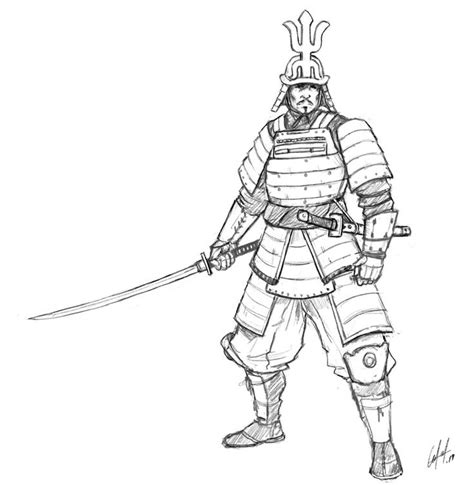 Samurai Drawing Easy