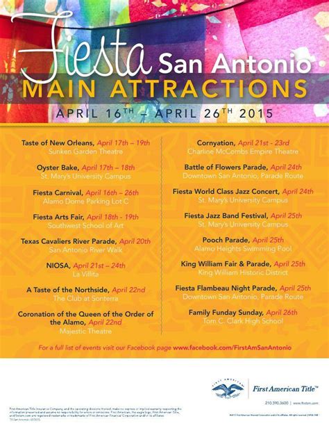 San Antonio Events Calendar