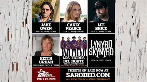 San Antonio Rodeo 2023 Concerts