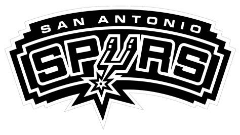 San Antonio Spurs Logo Black And White