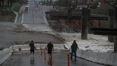 San Diego River still experiencing flooding from Tropical Storm Hilary