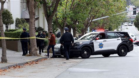 San Francisco police say they shot and killed a person who crashed into Chinese consulate