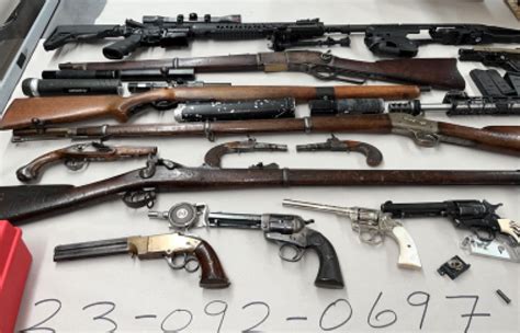San Jose: Arrest made in connection to April armed burglary; antique guns recovered