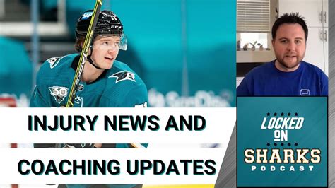 San Jose Sharks coach not worried about recent injuries, at least not yet