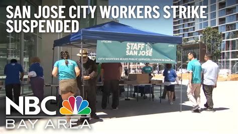 San Jose city workers suspend strike