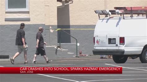 San Jose driver crashes into middle school