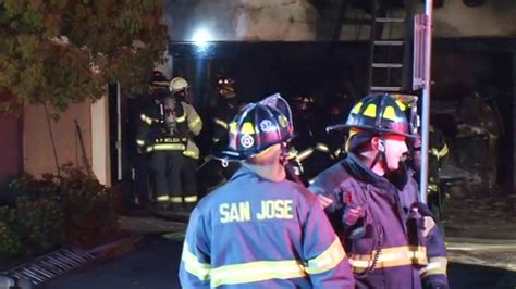 San Jose firefighters on scene of residential fire on Blue Rock Court