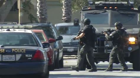 San Jose police in standoff with assault suspect
