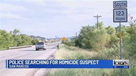 San Marcos police identify homicide suspect, ask for help locating him