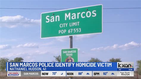 San Marcos police identify homicide victim