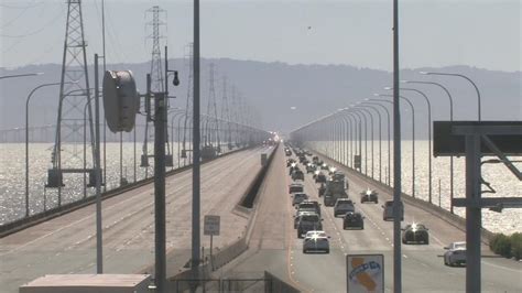 San Mateo Bridge crash blocks eastbound lanes