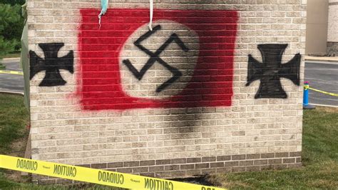 San Mateo County: Man arrested after spray painting Nazi imagery on synagogue, vandalizing Teslas