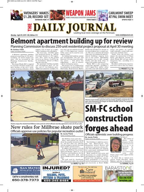 San Mateo Daily Journal 04 22 19 Edition
