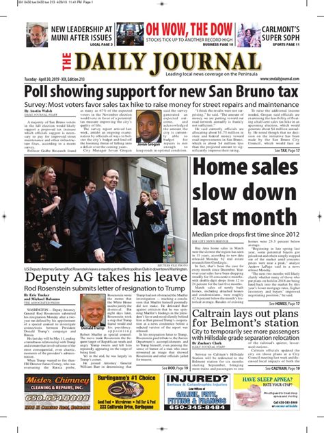 San Mateo Daily Journal 04 30 19 Edition