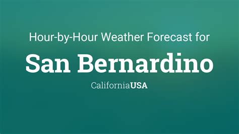 San Bernardino - 10-day weather forecast comparing all major weather models, e.g. ECMWF, GFS, ICON, ACCESS-G, GEM, etc. for more accurate forecast. ... No one …. 