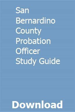 San bernardino county probation officer study guide. - Toyota land cruiser 2f engine repair manual.
