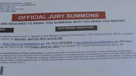 Failure to Appear/Respond to a Jury Summons; Frequently As