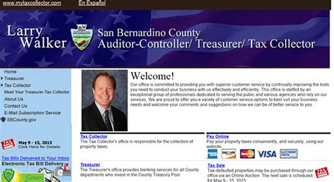 San bernardino property tax. All Manufactured Homes purchased new after June 30, 1980 and those on permanent foundations are subject to property taxes. Manufactured Homes which are subject to property tax are taxed at the same rate as real property... Skip to content ... San Bernardino, CA 92415 Assessor Services: 909.387.8307 