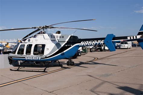 San Diego County Sheriff's Department ASTREA BELL 407 GXi This is a patrol helicopter, but can be equipped with a bucket to help with water drops during a fire. o It is not a hoist helicopter, but it has sliding doors so …. 