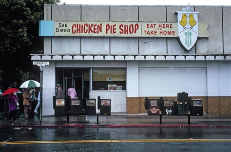 San diego pie shop. Specialties: San Diego Chicken Pie Shop is famous for our delicious pot pies stuffed with chicken, turkey and smothered in gravy. Established in 1938. Our iconic restaurant has had four homes in its 75 years. The first Chicken Pie Shop opened in 1938 at Fifth Avenue and B Street, Downtown. We later moved to Uptown, having a short stint at the southeast corner of Fifth and Robinson avenues, and ... 