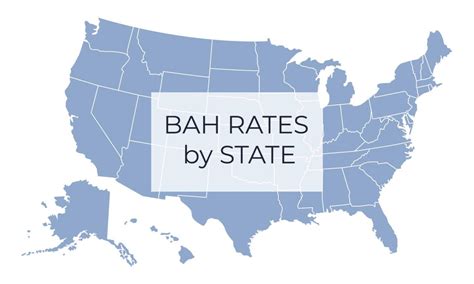 The national average BAH rates for service members with and without