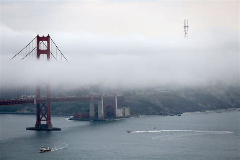 Nov 8, 2019 · On Friday morning, the marine layer over San Francisco measured 1,500 feet-thick and the cloud cover spread all across the greater Bay Area. Peterson said Friday night is likely to be the foggiest .... 