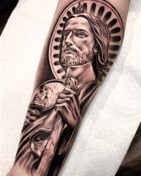 San judas tadeo tattoo forearm. Feb 7, 2023 - Explore Francisco Pintor garcia's board "San Judas Tadeo" on Pinterest. See more ideas about religious tattoos, tattoo design drawings, tattoo stencil outline. 