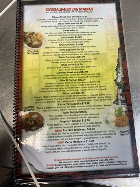 Whitehall, Michigan restaurant menus and 