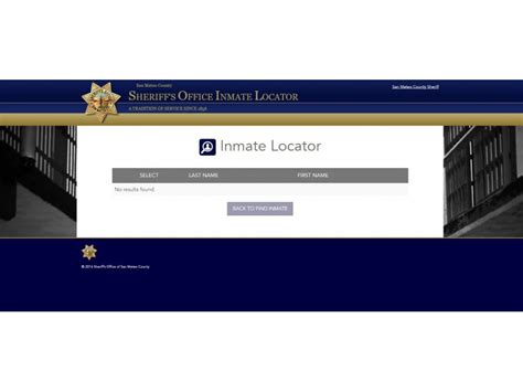 Find inmates in San Mateo County jail by name or inmate number. You can also call the jail or visit the jail and get details like facility, court date, bail and charge.. 