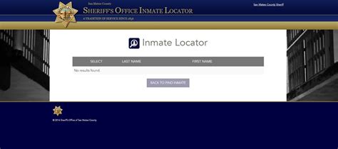 San mateo inmate search. San Mateo County Sheriff Information. The San Mateo County Sheriff, , is the head law enforcement officer in the county.The Sheriff’s Office is located at 500 California Avenue, Moss Beach, California, 94038. The phone number is 650-573-2801. Address : 500 California Avenue, Moss Beach, California, 94038. Phone : 650-573-2801. 