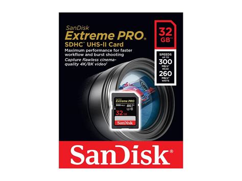 SanDisk 32GB Extreme Pro UHS II SDHC 300MB/s - DataIO