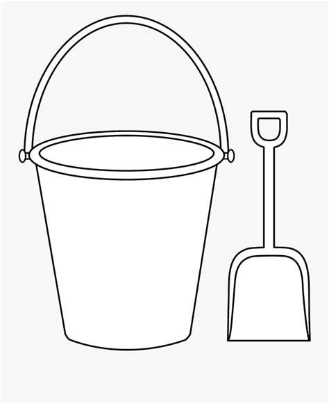 Sand Bucket Coloring Shee