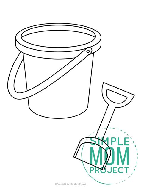 Sand Pail Template - Etsy