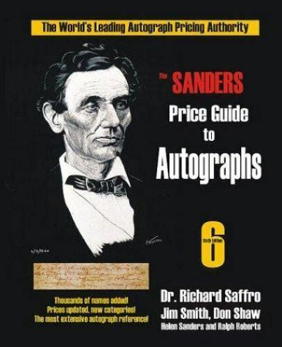 Sanders price guide to autographs sanders autograph price guide. - Set off law and practice an international handbook.