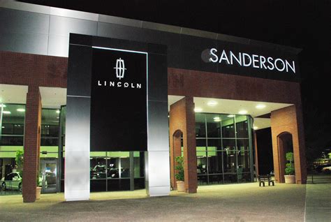 Sanderson lincoln. Wednesday 7:00AM - 6:00PM. Thursday 7:00AM - 6:00PM. Friday 7:00AM - 6:00PM. Saturday Closed. Sunday Closed. Buy car parts at Sanderson Lincoln for your Lincoln car in Phoenix at our fully-stocked parts department. We provide a full line of accessories, exhaust systems, spark plugs, struts and shocks, brakes, and more! 