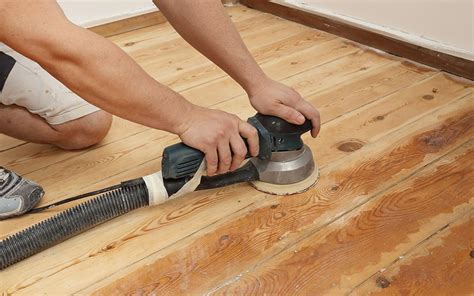 Sanding and refinishing hardwood floors. May 26, 2021 · Once done, switch to medium grit (60-grit) sandpaper to further smoothen the surface, as the coarse-grit sanding will have scratched the hardwood surface. You can then switch to 80-grit or 100-grit sandpaper in subsequent passes, and finish off the process with 120-grit (very fine grit) sandpaper. 