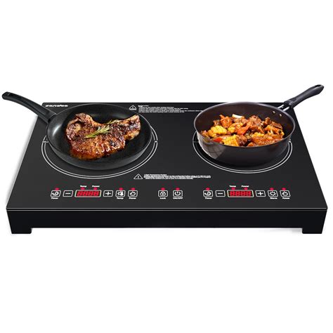 Sandoo Double Induction Cooktop,Sandoo 1800W Electric …