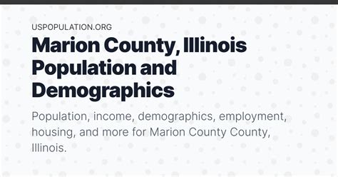 Sandoval, Marion County, Illinois Population and Demographics