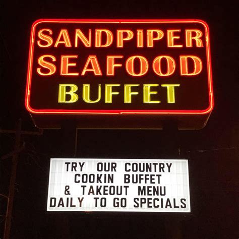 Clinton, North Carolina / Sandpiper Seafood / Sandpiper Seafood menu; Sandpiper Seafood Menu. Add to wishlist. Add to compare #1 of 7 seafood restaurants in Clinton . View menu on the restaurant's website Upload menu. Menu added by users September 25, 2023.. 