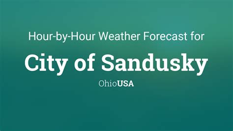 Find the most current and reliable hourly weather forecasts, storm alerts, reports and information for Sandusky, OH, US with The Weather Network.. 