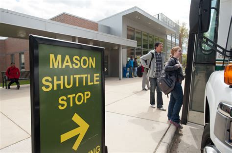 Janet Walker. On Thursday, March 15, at 2 p.m., George Mason University will celebrate the official opening of the Sandy Creek Transit Center on the Fairfax Campus. Sandy Creek serves as the primary hub of Mason Shuttles, with four of the six shuttle routes passing through.