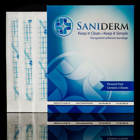 Product details. Saniderm tattoo bandage in 6″ x 8 roll. Saniderm i